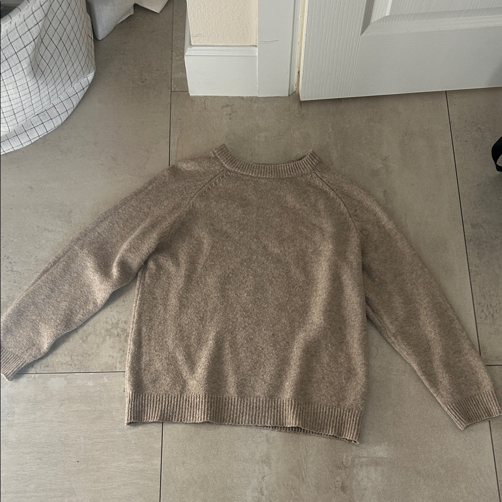 Zara Women's  Brown Crew Neck Sweater, size 11-12